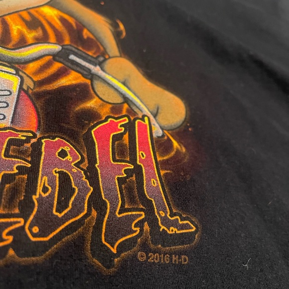 Men’s Harley Davidson X looney tunes shirt - Picture 4 of 6